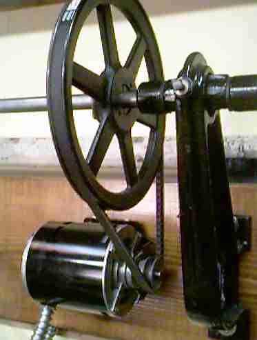 Motor and countershaft