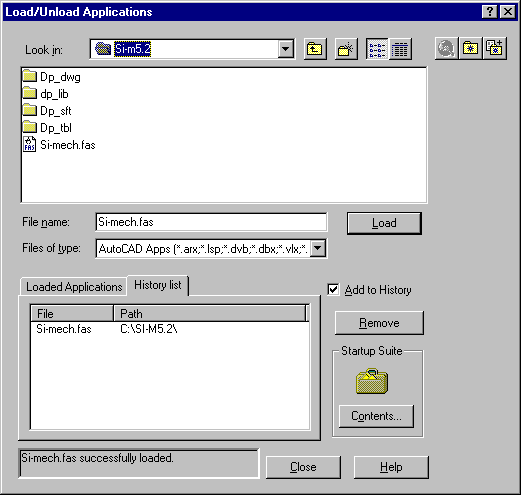 Appload dialogue box