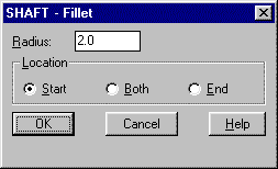 Fillet dialogue box