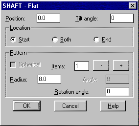 Flat dialogue box