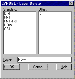LYRDEL dialogue box