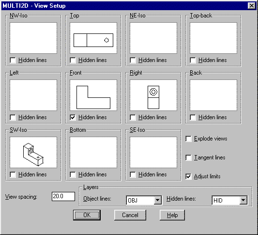 Multi2D dialogue box
