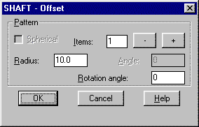 Offset dialogue box