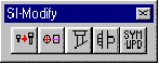 Symbol modify toolbar