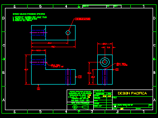 Dimensioned drawing